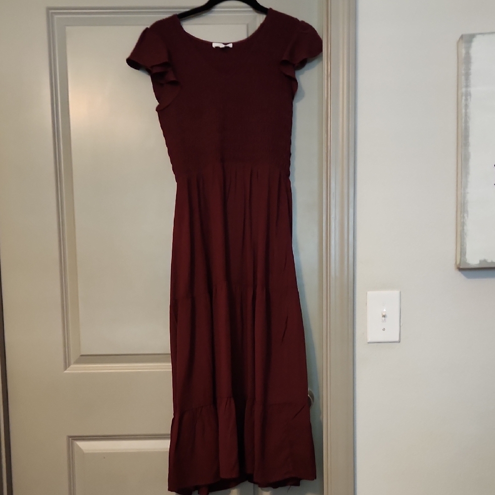Women's Maroon Dress Size Small